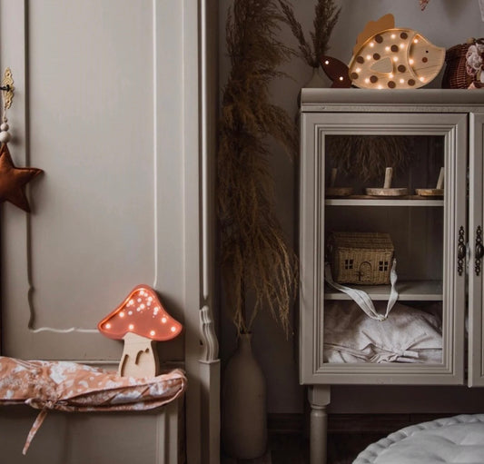 【ORDER PAGE】Wooden  Mushroom Lamp