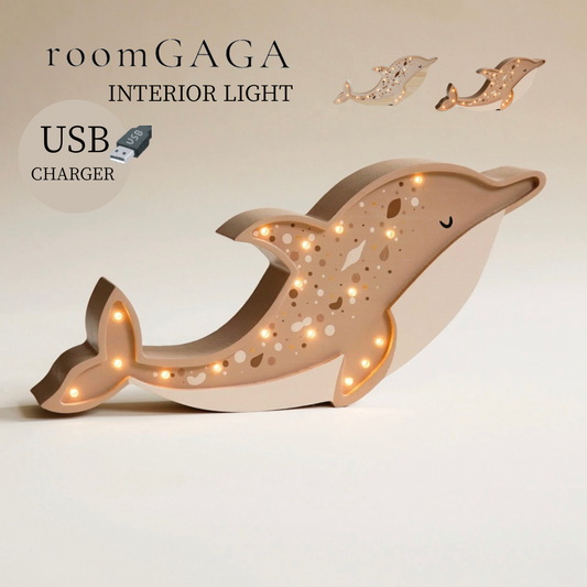 【ORDER PAGE】Wooden Dolphin  Lamp