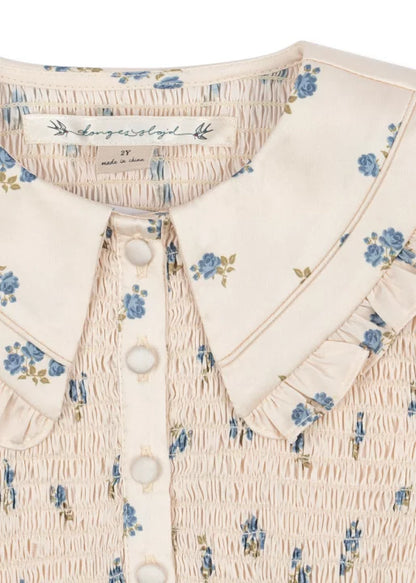 Celebration sheeny smock