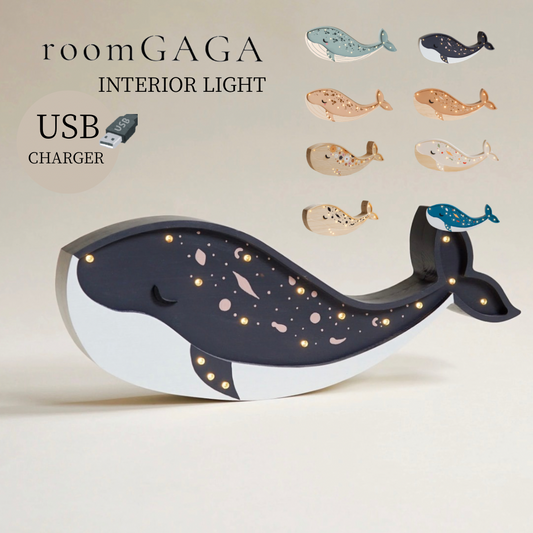 【ORDER PAGE】Wooden Whale Lamp