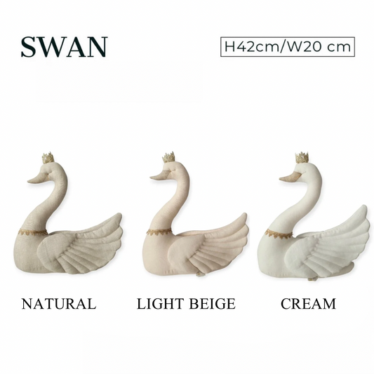 NEW swan with crown