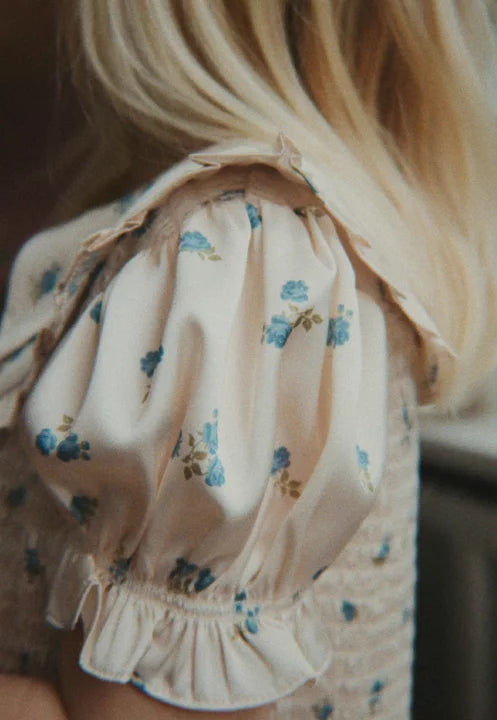 Celebration sheeny smock