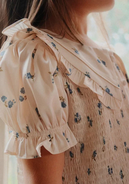 Celebration sheeny smock