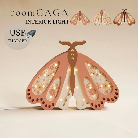【ORDER PAGE】Wooden Moth  Lamp