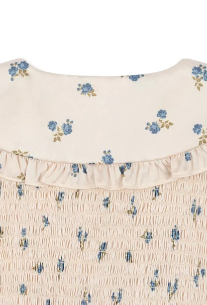 Celebration sheeny smock