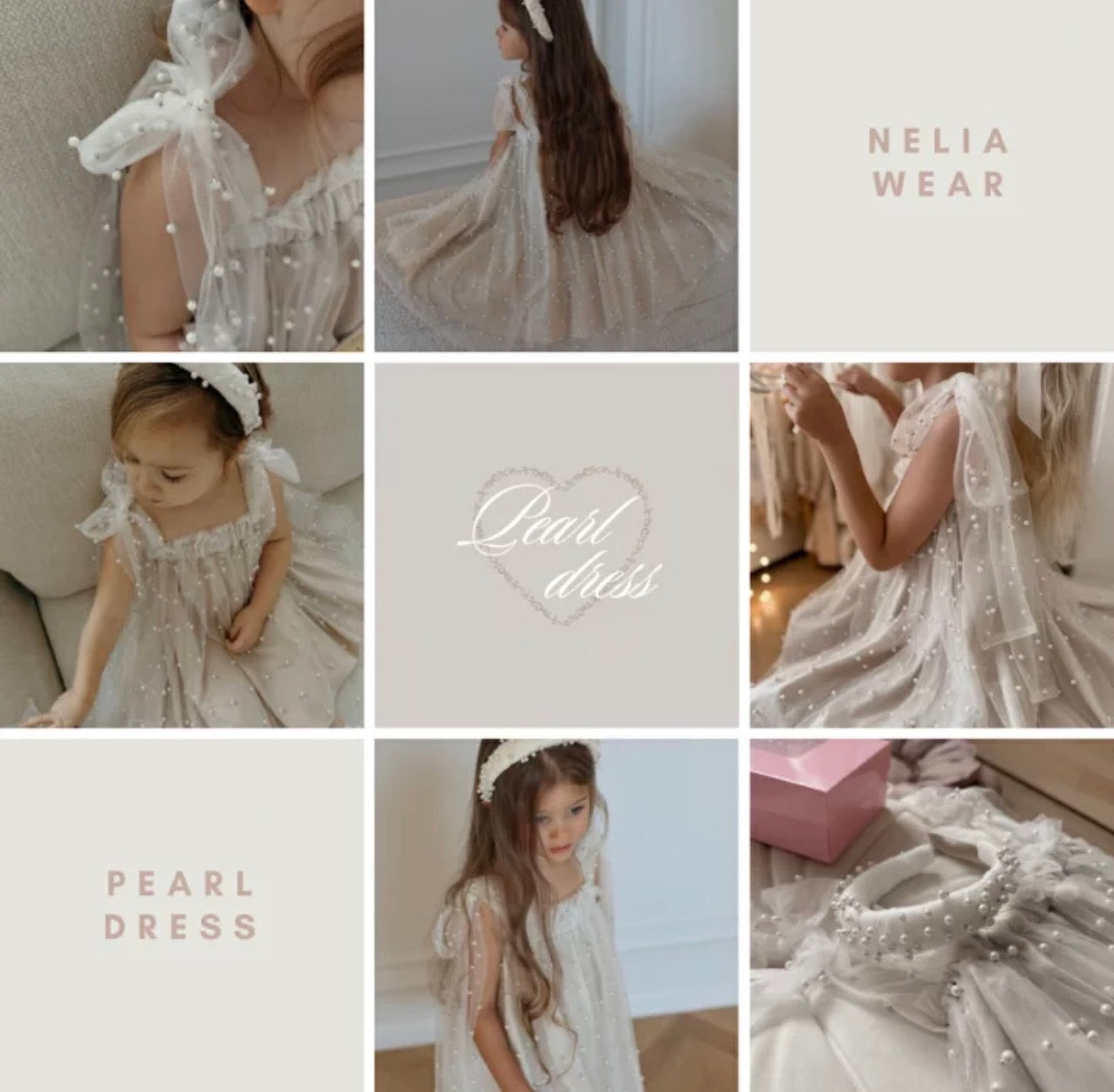 Nelia wear perl dress