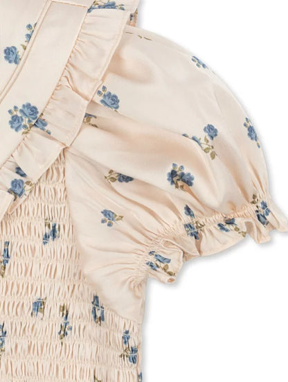 Celebration sheeny smock