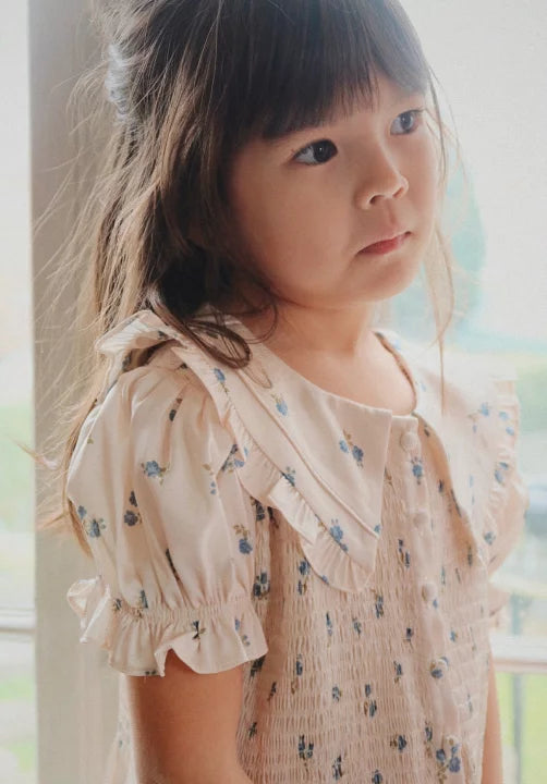 Celebration sheeny smock