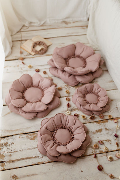 【PRE ORDER】Flower cushion RETRO PINK