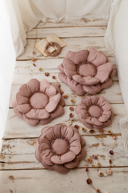 【PRE ORDER】Flower cushion RETRO PINK